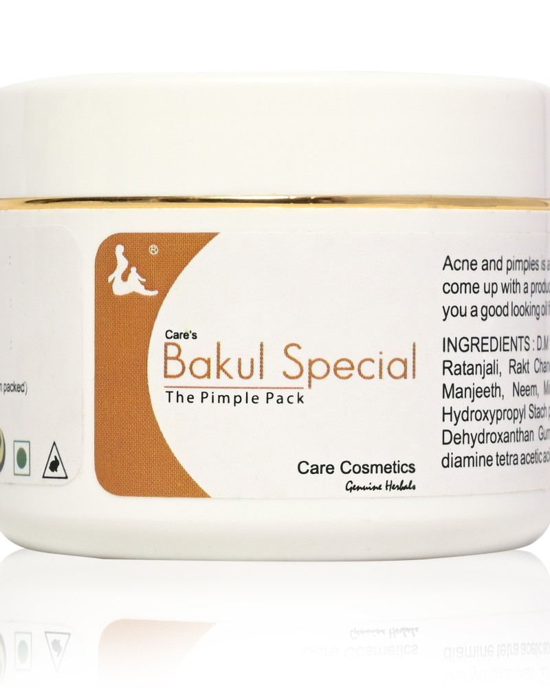 Bakul Special - The Pimple Pack for Oil Free Skin with Turmeric, Sandal, Khus and Neem - 60gm