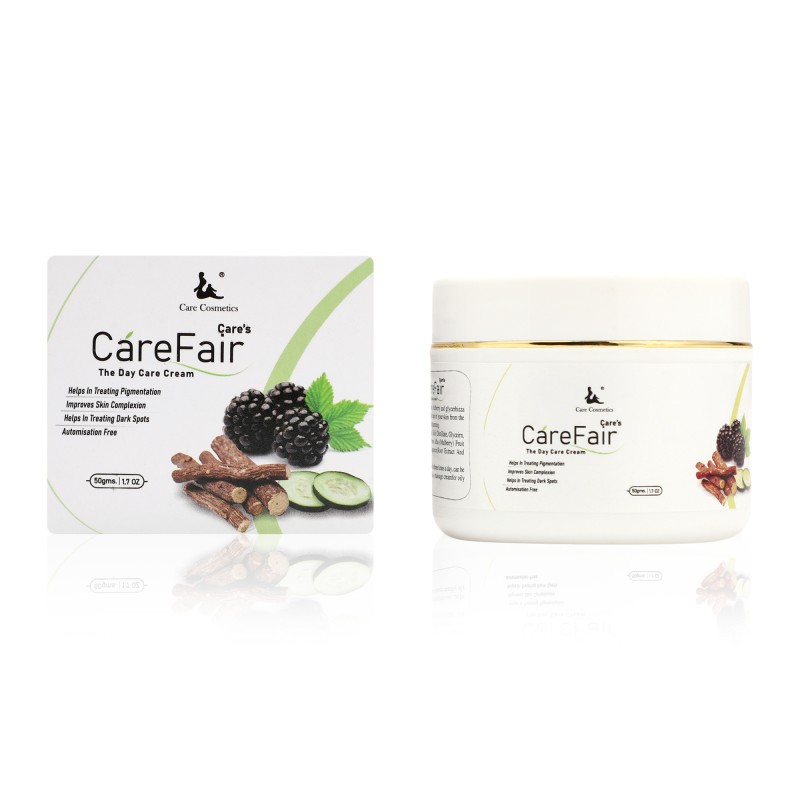 Carefair Fairness Cream with Mulberry, Cucumber Juice and Tulsi - 50gm