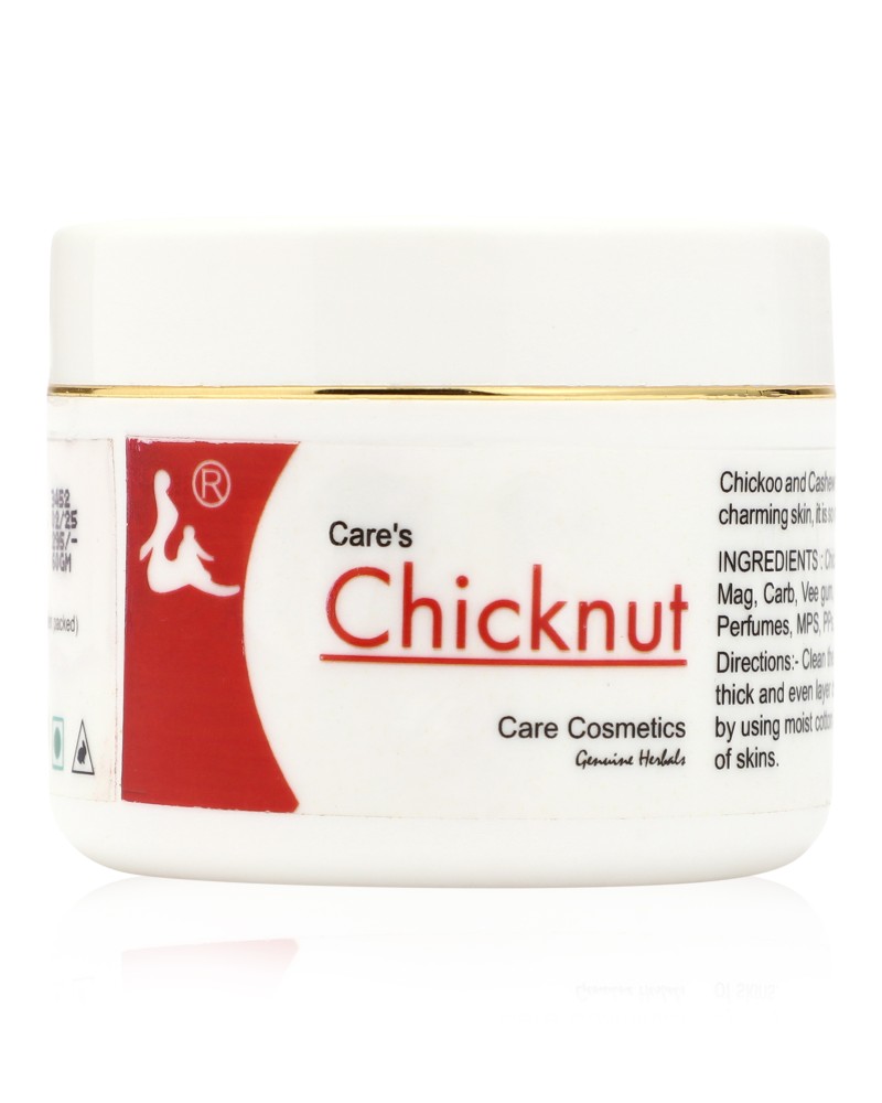 Chicknut Face Pack with Chikoo and Cashew Nut - perfect for sensitive skin - 60gm