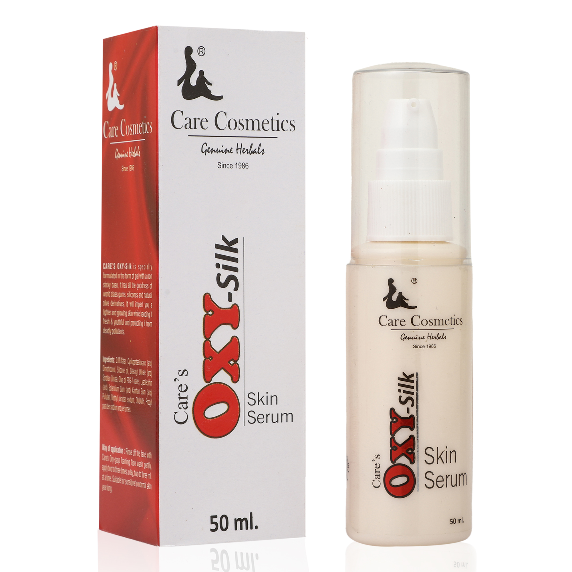 Oxy Silk Skin Serum with world class gums for lighter and glowing